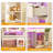 Makeup Vanity Desk With Lights, See-through Desktop, Power Outlet-866706157