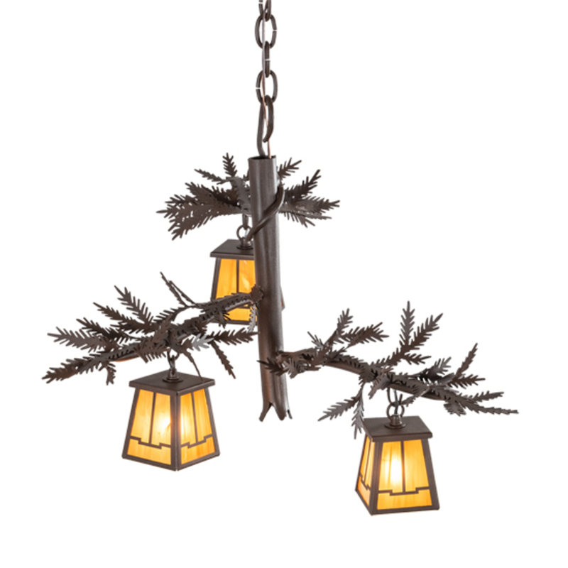 Pine Branch 3 - Light Chandelier