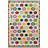 Multi-Colored Mixed Circle Dot Patterned Creative Modern Decorative Rug-928732152