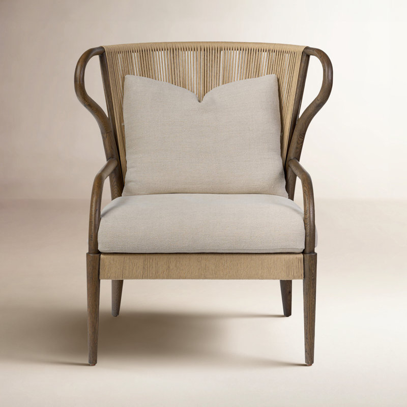 Amira Chair, Cream Solid Color