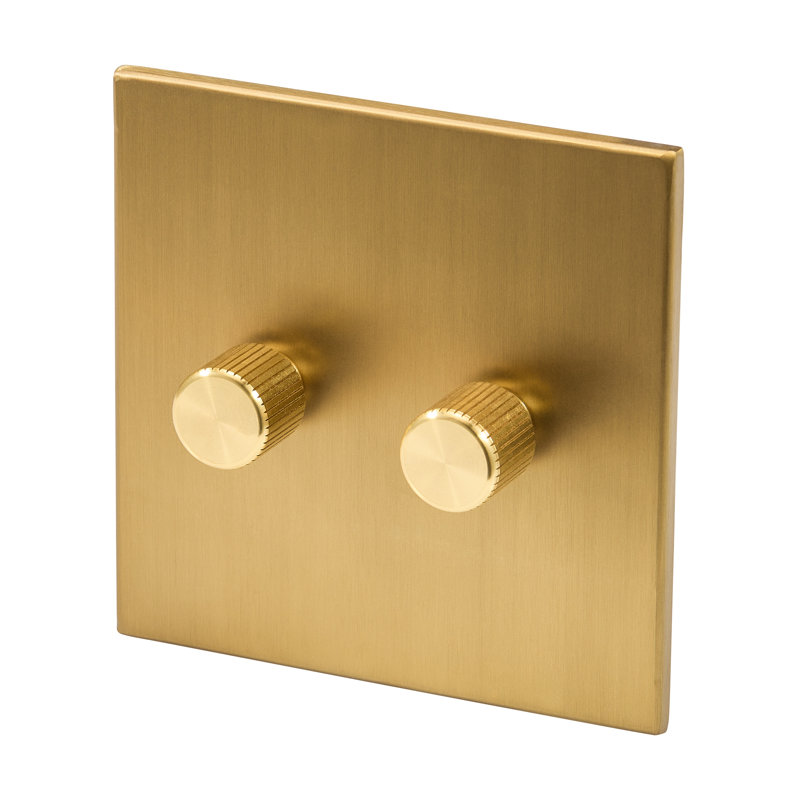 Accessoire double gradateur en laiton, Laiton, 2