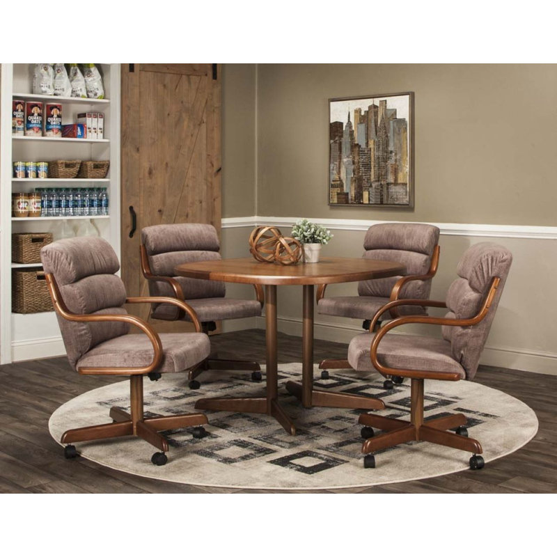 Halsey 5-Piece Caster Dining Set
