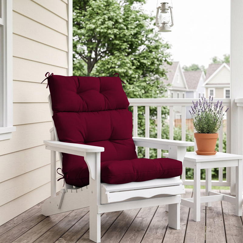 Indoor/Outdoor Seat/Back Cushion, Red Purple