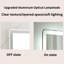 Miroir de décoration de meuble-lavabo 28 po x 60 po - brouillard, utilisation à long terme et efficacité énergétique