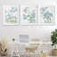 Ensemble de 3 toiles Wild Blooms avec contours détaillés, design par CAD Designs-1006087120