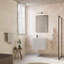 Linear 24" Wall Mounted Single Bathroom Vanity with Top-517121274