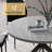 Cappelletti Round Steel Pedestal Dining Table Set-810087412-868054043