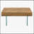 Natural Style Square MDF Coffee Table