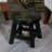 Carved Wooden Step Stool, Floral-658609291