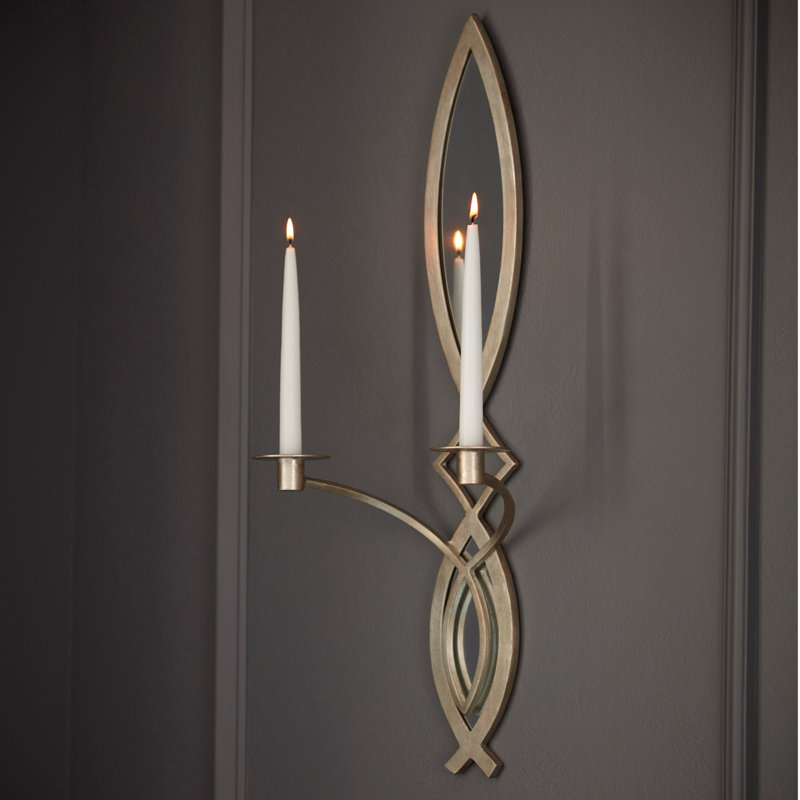 Exclamation 28'' H Iron Wall Wall Sconce