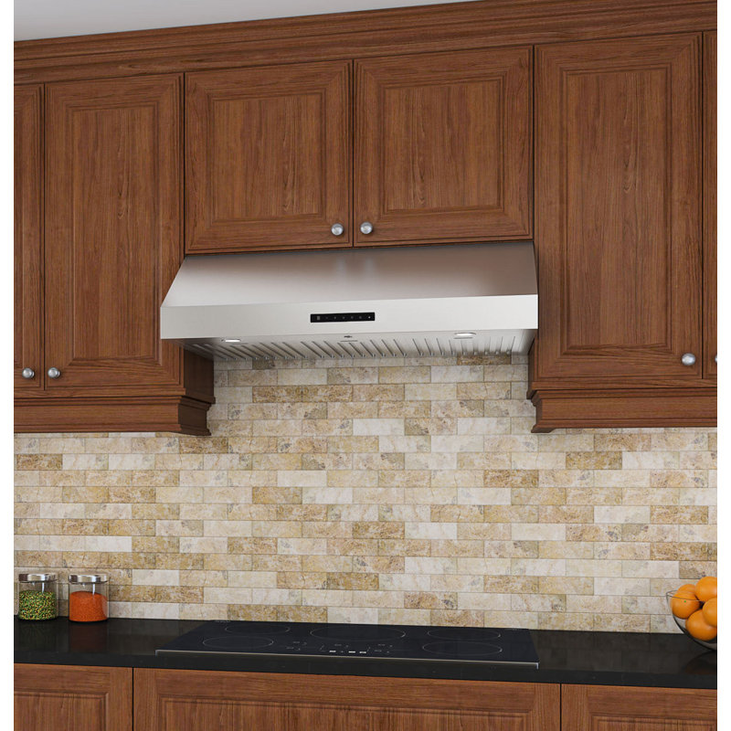 Hotte de cuisine 36 po avec veilleuse en acier inoxydable Ancona UCT636