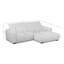 Almontiser Cozzy Reclining Corner Sofa in Curdouy Velvet Fabric-2084426454-2083540568