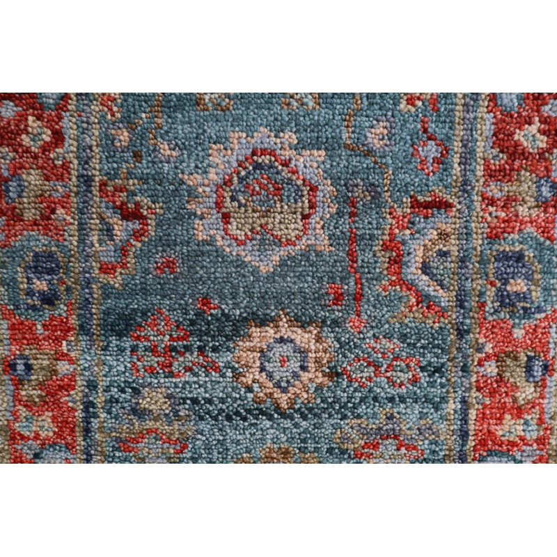 Oriental Area Rug in Green