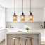 Allias 3‑Light Kitchen Island Pendant
