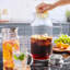 2.6 Litre Glass Pitcher With Lid And Spout Glass Water Carafe For Hot Cold Water Iced Tea Pitcher Pitcher For Coffee Juice And Homemade Beverage-116328139