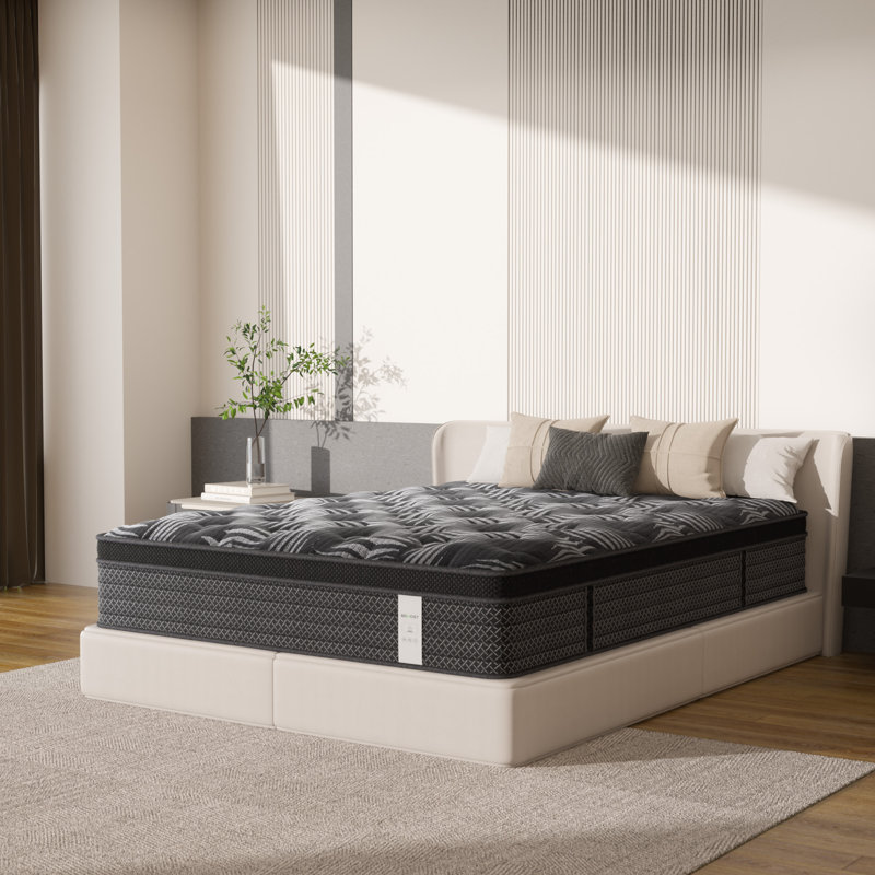 Medium Memory Foam Hybrid Mattresses with Certipur-US Certified Pocket Spring, Pressure Relief, and Motion Isolation, Twin