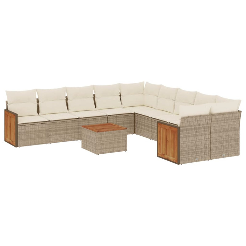 Vidaxl Garden Sofa Set Beige