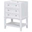 Meuble-lavabo simple 24 po avec lavabo blanc