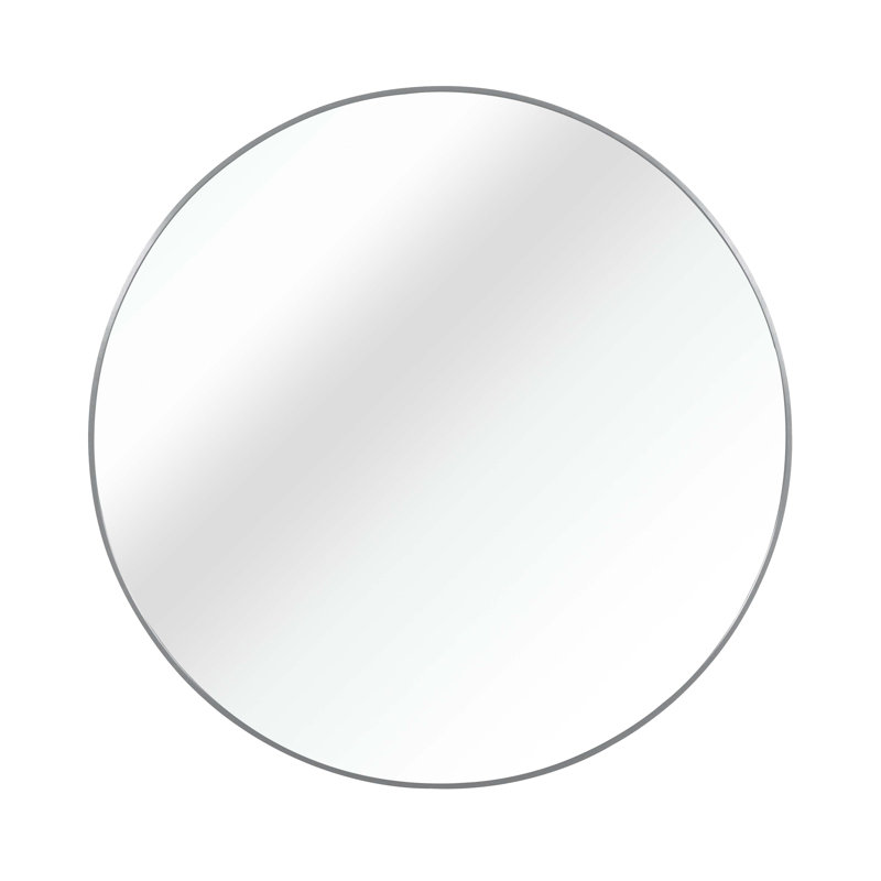 Miroir mural pour salle de bain, H 1,1 po x l 36 po, Argent