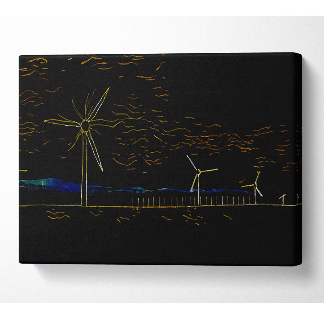 Wind Farm 02 - Kunstdrucke auf Leinwand