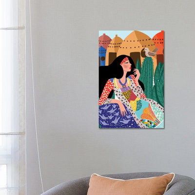 Beehive Queen - Wrapped Canvas Print
