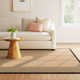 Auckland Natural/Black Area Rug