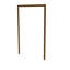 Fixtureisplays® pré-commande seulement porte d'entrée double rectangulaire en bois 68,4 x 97,8 x 0,75 po - porte d'entrée extérieure 15912