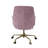 Hamilton Pink Top Grain Leather Office Chair-767348293