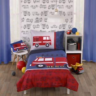 TRUCKS & TRANSPORT LINED CURTAINS 72 DROP KIDS BOYS BEDROOM