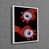 White Floater Framed