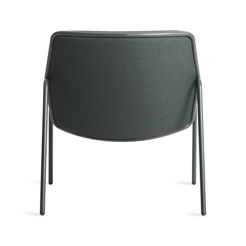 Tangent Lounge Chair, Maharam Messenger in Everglade, Navy Green