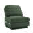Celena Armless Sofa  Chenille- Green