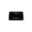 Lavabo de salle de bain rectangulaire encastré en métal avec trop-plein Iron Plains-13237553
