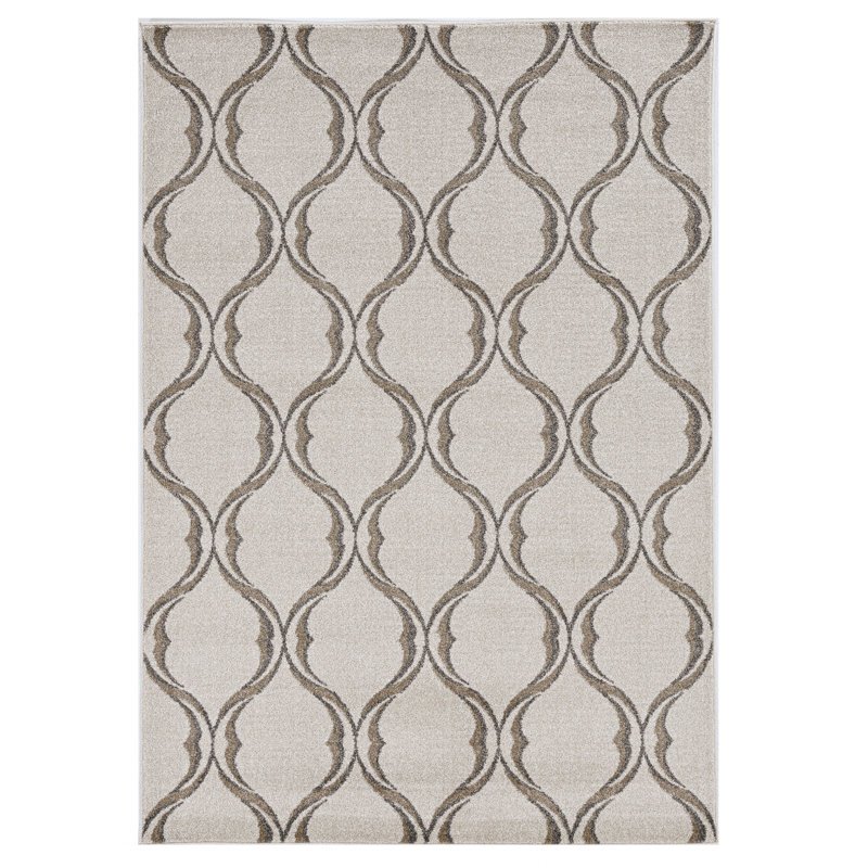Geometric Indoor / Outdoor Rug, Rectangle 7'7" x 10'10"