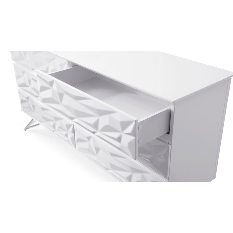 Vortice Accent Chest - White