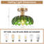 Glass Semi Flush Mount