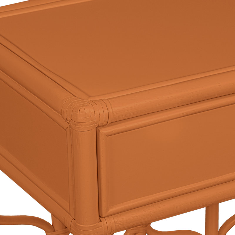 Ivy 1 - Drawer Nightstand, Citrus Orange