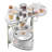 2 Tier Swing Left Blind Corner Cabinet Pull Out Soft Close Kitchen Organizer