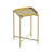 Modern Gold Coffee Table, 18.1 x 22.0 x 18.1 Inches | 100% Metal Construction, Lightweight 6.9 lbs | Sleek Design for Living Room & Lounge Areas, Stylish and Durable Addition to Your Home Décor-480401390