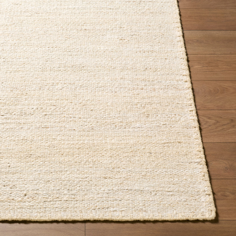 Tapis d'intérieur fait à la main Galey Alix x Livabliss Beverly, Blanc, Rectangle 9 pi x 12 pi