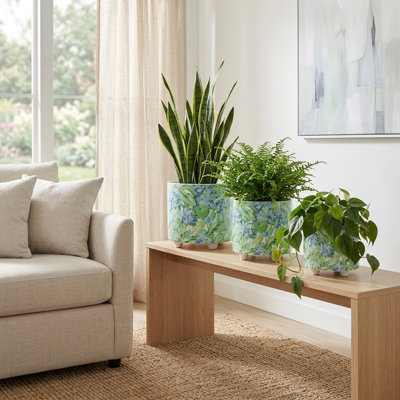 Jardinières décoratives en céramique pour l'extérieur pour jardin