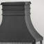 Trevett Matte Black 43.9cm H Clear Glass Outdoor Wall Lantern