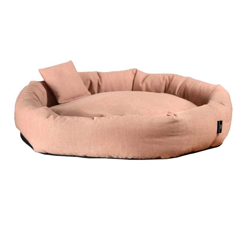 Polyester Pet Bed, Pink, Medium (90cm W x 90cm D x 19cm H)
