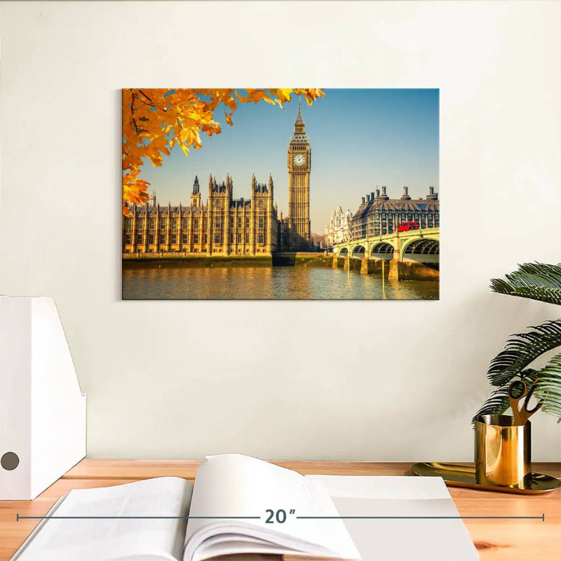 Ravi ensoleillé à Westminster, H 8 po x l 12 po
