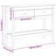 Solid Wood Top Console Table-1532758912