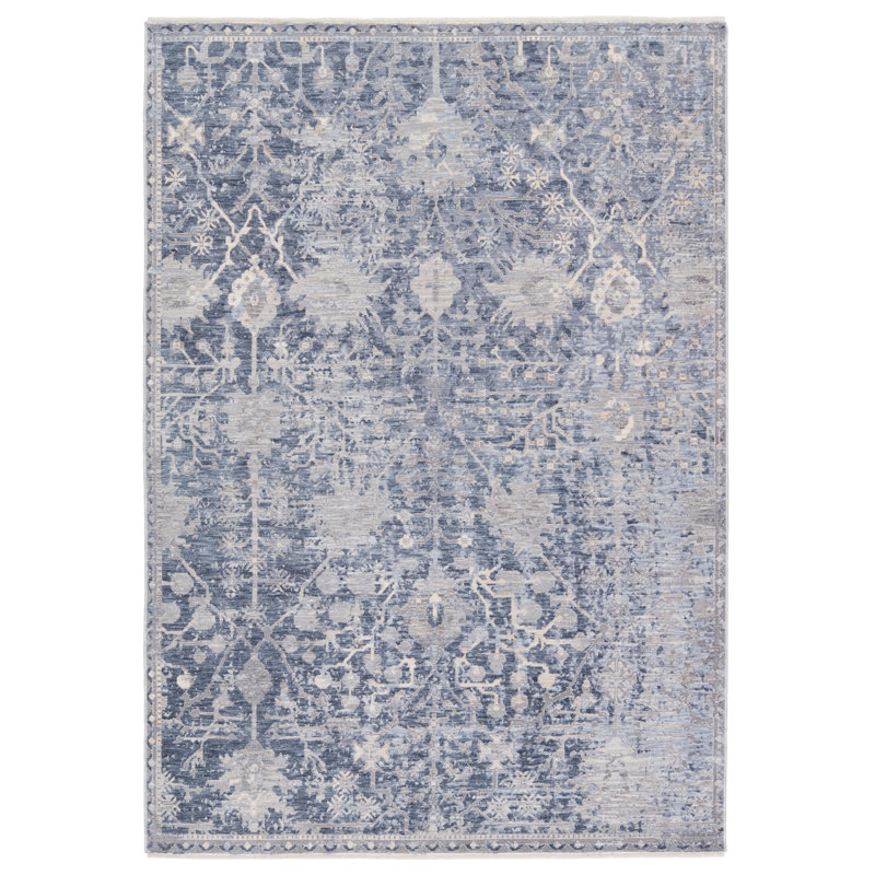 Devoria Floral Indoor Rug, Rectangle 4' x 6'