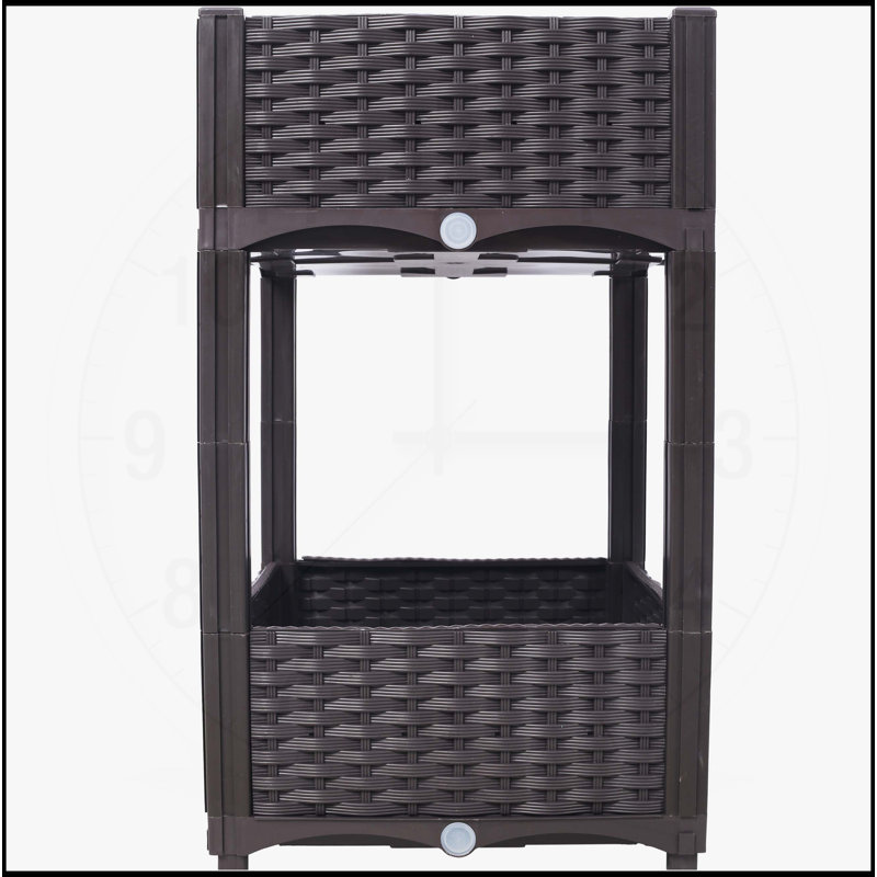 Jardinière surélevée pour jardinière - jardinière surélevée, Brun