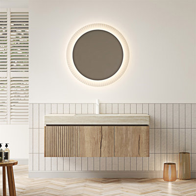 Meuble-lavabo mural avec lavabo