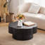 Table basse 31,50 "en forme de fleur avec rangement relevable-1235801506