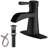 Single-Hole Single-handle Bathroom Faucet with Drain Assembly-70765947